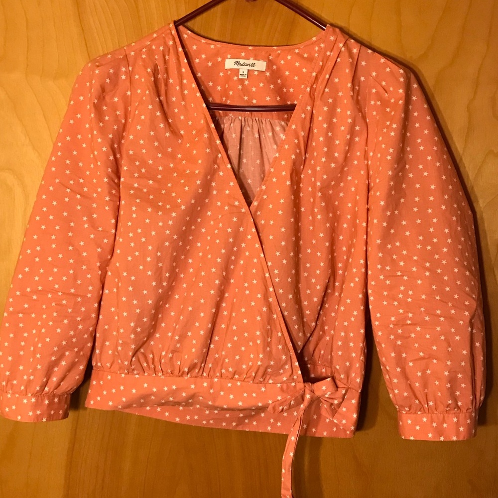 Madewell Wrap Shirt in Star Scatter